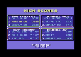 Skate or Die Commodore 64 screenshot