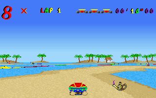 Skunny Kart DOS screenshot