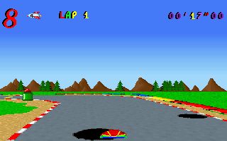 Skunny Kart DOS screenshot