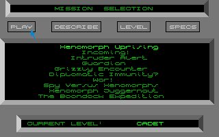 Skyfox II: The Cygnus Conflict Amiga screenshot