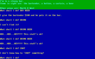 Softporn Adventure DOS screenshot