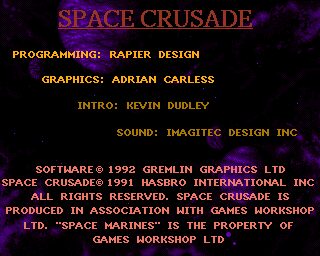 Space Crusade - Amiga