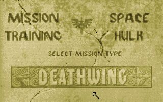 Space Hulk DOS screenshot