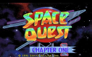 Space Quest I: Roger Wilco in the Sarien Encounter DOS screenshot