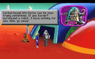 Space Quest I: Roger Wilco in the Sarien Encounter DOS screenshot