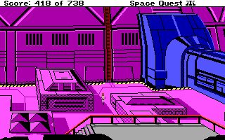 Space Quest III: The Pirates of Pestulon DOS screenshot