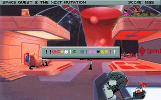 Space Quest V: The Next Mutation DOS screenshot