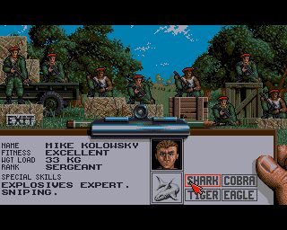 Special Forces Amiga screenshot