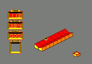 Spindizzy Amstrad CPC screenshot