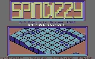 Spindizzy Commodore 64 screenshot