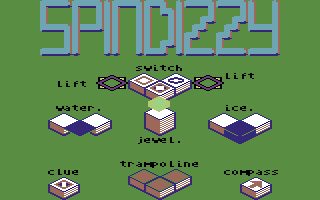Spindizzy - Commodore 64