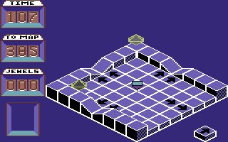 Spindizzy Commodore 64 screenshot