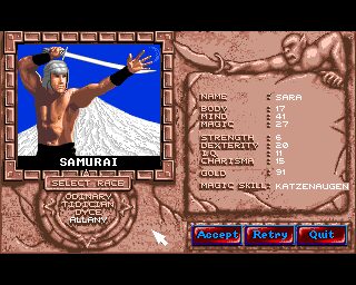 Spirit of Adventure Amiga screenshot