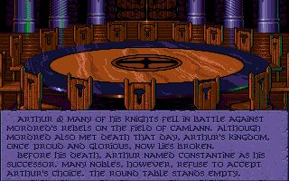 Spirit of Excalibur Amiga screenshot