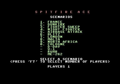 Spitfire Ace - Commodore 64