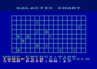 Star Raiders Atari 5200 screenshot