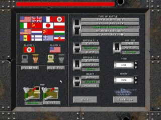 Steel Panthers DOS screenshot