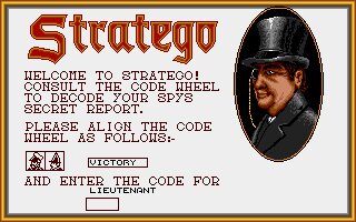 Stratego Amiga screenshot