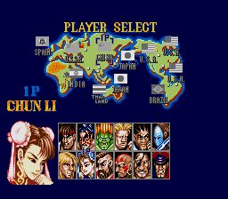 Street Fighter II: Champion Edition Genesis screenshot