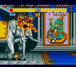 Street Fighter II: Champion Edition Genesis screenshot
