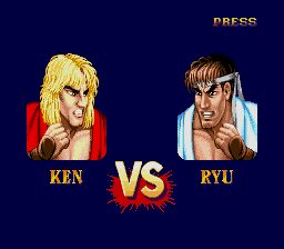 Street Fighter II: Champion Edition Genesis screenshot