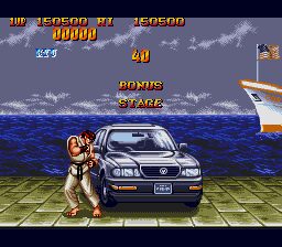 Street Fighter II: Champion Edition Genesis screenshot