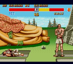 Street Fighter II: Champion Edition Genesis screenshot