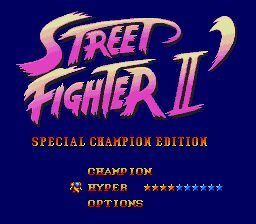 Street Fighter II: Champion Edition Genesis screenshot