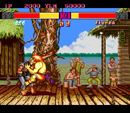 Street Fighter II: Champion Edition PC Engine screenshot