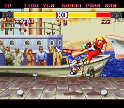 Street Fighter II: Champion Edition PC Engine screenshot