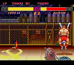Street Fighter II: Champion Edition PC Engine screenshot