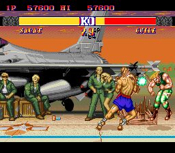 Street Fighter II: Champion Edition PC Engine screenshot