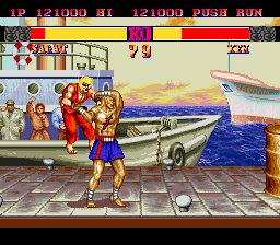 Street Fighter II: Champion Edition PC Engine screenshot