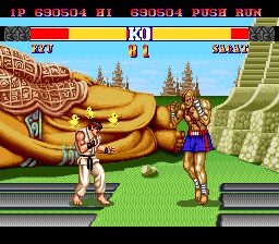 Street Fighter II: Champion Edition PC Engine screenshot