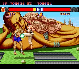 Street Fighter II: Champion Edition PC Engine screenshot