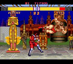 Street Fighter II: Champion Edition PC Engine screenshot