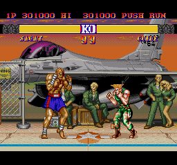 Street Fighter II: Champion Edition PC Engine screenshot