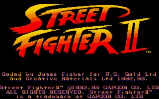 Street Fighter II DOS screenshot