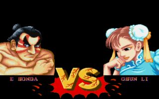 Street Fighter II DOS screenshot