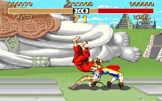 Street Fighter II Amiga screenshot
