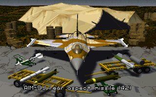 Strike Commander DOS screenshot