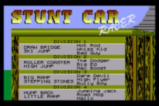Stunt Car Racer Atari 8-bit Atari 8-bit screenshot