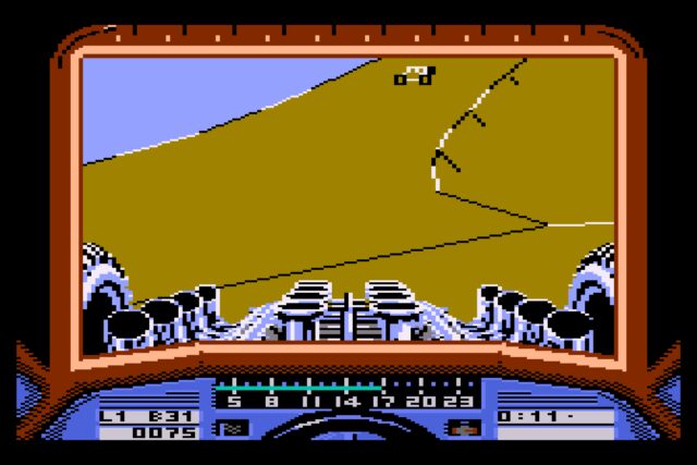 Stunt Car Racer Atari 8-bit - Atari 8-bit version