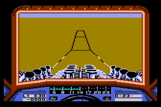 Stunt Car Racer Atari 8-bit - Atari 8-bit version
