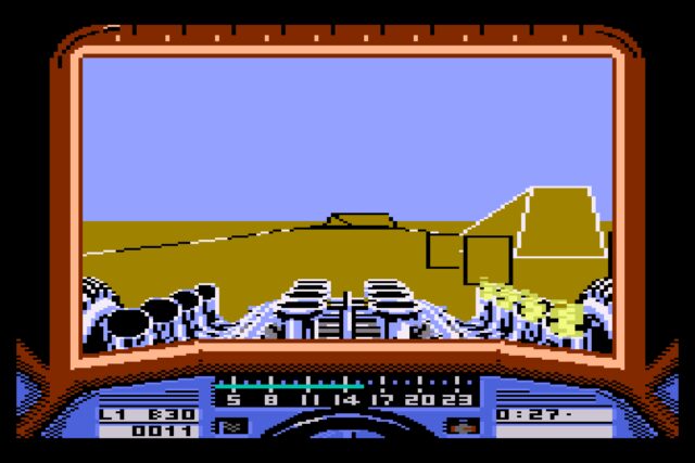 Stunt Car Racer Atari 8-bit - Atari 8-bit version
