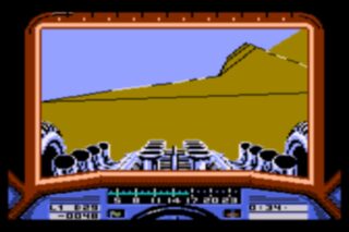 Stunt Car Racer Atari 8-bit Atari 8-bit screenshot