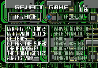 Super Baseball 2020 Genesis screenshot