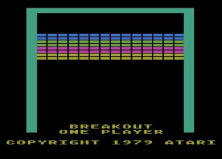 Super Breakout Atari 8-bit screenshot