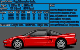 Super Cars Amiga screenshot