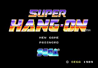 Super Hang-On Genesis screenshot